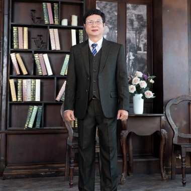 Bộ vest nam trung niên cao cấp vải tuysi - tặng áo gile, giảm giá tới 20%