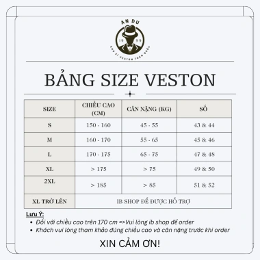 Bộ Vest Nam Trung Niên Chất Xịn - Giá 745.000đ - KHO VEST AN DU