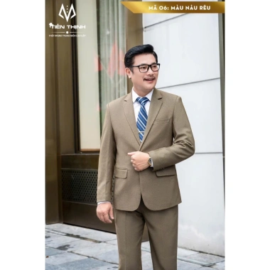 Bộ Vest Nam Trung Niên Đứng Đàng Đẹp, Phom Xẻ Sườn 2 Bên - Giảm Giá 675k 4