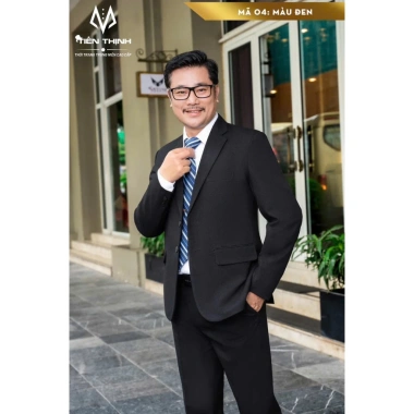 Bộ Vest Nam Trung Niên Đứng Đàng Đẹp, Phom Xẻ Sườn 2 Bên - Giảm Giá 675k 7