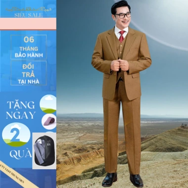 Bộ vest nam trung niên tuýt si nhập khẩu Ấn Độ - Luxury 1.975, giảm còn 783.000₫ 7 Bộ vest nam trung niên tuýt si nhập khẩu Ấn Độ - Luxury 1.975, giảm còn 783.000₫ 7