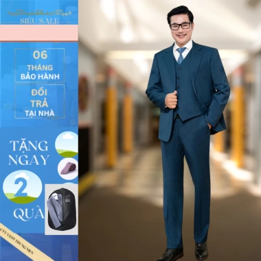 Bộ vest nam trung niên tuýt si nhập khẩu Ấn Độ - Luxury 1.975, giảm còn 783.000₫