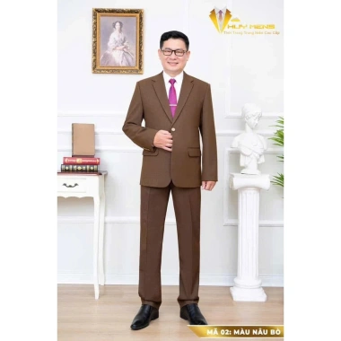 Bộ vest nam trung niên và cà vạt, vải tuyết pha len, giảm 21% chỉ 1.250.000đ 8 Bộ vest nam trung niên và cà vạt, vải tuyết pha len, giảm 21% chỉ 1.250.000đ 8