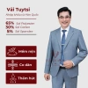 Bộ Vest Nam Trung Niên Vải Tuýt Si Nhập Khẩu Hàn Quốc Co Giãn Sang Trọng Giá 799.000 3