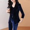 Bộ vest nhung vàng ôm sát tôn dáng, mùa thu xuân công sở Hàn Quốc 421.200 VND