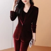 Bộ vest nhung vàng ôm sát tôn dáng, mùa thu xuân công sở Hàn Quốc 421.200 VND 3