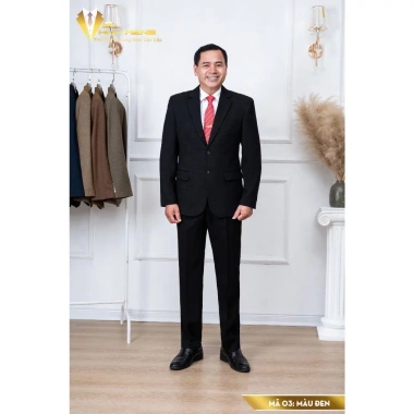 Bộ vestton nam trung tuổi cao cấp vải Tuysi - Tặng cà vạt, giảm giá 650k 3 Bộ vestton nam trung tuổi cao cấp vải Tuysi - Tặng cà vạt, giảm giá 650k 3