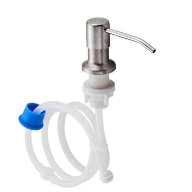 Bộ vòi bơm hút nước rửa bát gắn bồn xoay 360 độ, dây silicon 1,2m - Giá 43.605 VND