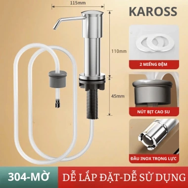 Bộ vòi bơm hút nước rửa chén gắn bồn rửa bát tự bơm hút dầu, ống silicon 1m, dễ lắp đặt – Giá chỉ 55.000₫, sạch bát không bám dầu 10
