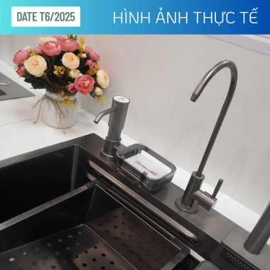 Bộ Vòi Bơm Nước Rửa Bát MoLuux - Nhôm Hàng Không, Lắp Đặt Nhanh, Giá 179.999₫ 9