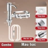 Bộ Vòi Bơm Nước Rửa Chén Bát Tổ Ấm, Giá Để Đồ, Bồn Rửa ABS + Ống Silicon 120cm Giá chỉ 93.000₫ 2