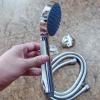 Bộ Vòi Hoa Sen Tắm Nóng Lạnh Tăng Áp Mặt Xanh Tiện Dụng - Giá chỉ 15.000 VND 8
