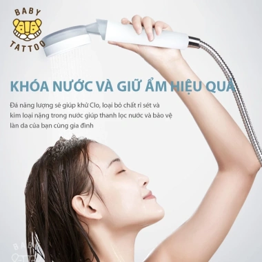 Bộ vòi sen tắm lọc nước Vi Bot C - Lọc sâu, khử clo, dưỡng da, chỉ 990.000₫