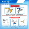 Bộ vòi tưới cây Takagi Nhật Bản 4 chế độ phun, chống xoắn – Giá 1,07 triệu 2
