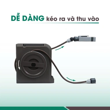 Bộ vòi tưới cây Takagi Nhật Bản 4 chế độ phun, chống xoắn – Giá 1,07 triệu