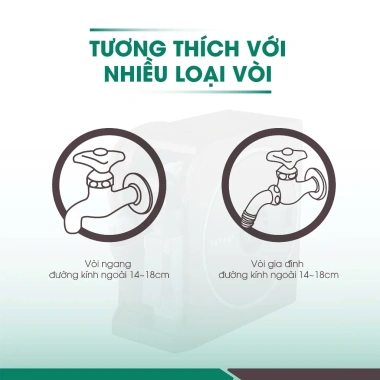 Bộ vòi tưới cây Takagi Nhật Bản 4 chế độ phun, chống xoắn – Giá 1,07 triệu