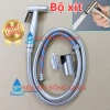 Bộ vòi xịt vệ sinh inox 304 cao cấp 3 lớp - Đầu xịt bền bỉ, sạch mạnh, giá ưu đãi
