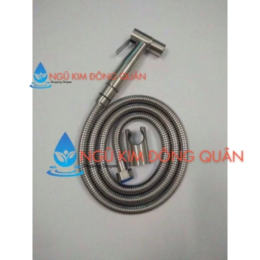 Bộ Vòi Xịt Vệ Sinh Inox 304 - Tương Thích mọi ren, Van F, Giảm 20% chỉ 80.250₫ 4