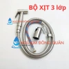 Bộ Vòi Xịt Vệ Sinh Inox 304 - Tương Thích mọi ren, Van F, Giảm 20% chỉ 80.250₫ 5