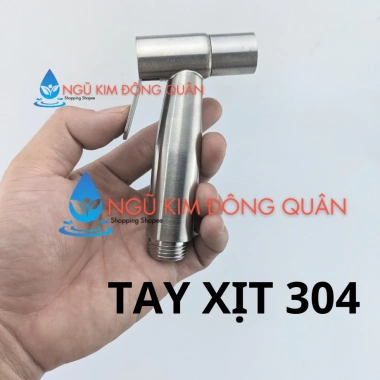 Bộ Vòi Xịt Vệ Sinh Inox 304 - Tương Thích mọi ren, Van F, Giảm 20% chỉ 80.250₫ 6