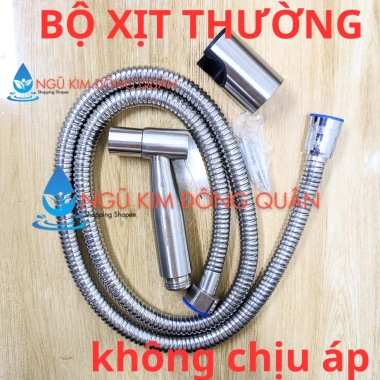Bộ Vòi Xịt Vệ Sinh Inox 304 - Tương Thích mọi ren, Van F, Giảm 20% chỉ 80.250₫ 11