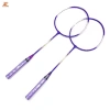 Bộ vợt cầu lông kim sắt nhẹ màu tím - Dành cho người mới bắt đầu, giảm giá 127k 5