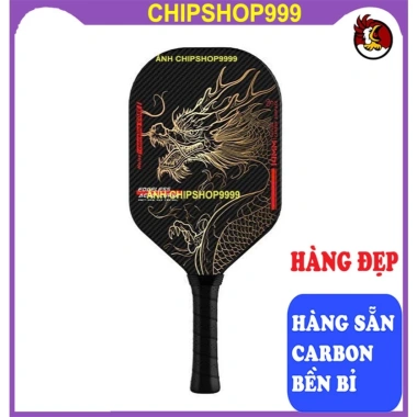 Bộ Vợt Pickleball Jusain Carbon Joola T700 Siêu Bền Độ Dày 14mm - Rồng Vạch Đỏ Giá Ưu Đãi 725k