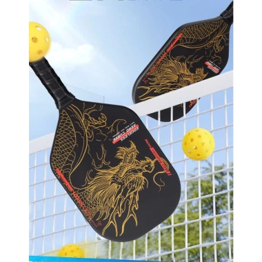 Bộ Vợt Pickleball Jusain Carbon Joola T700 Siêu Bền Độ Dày 14mm - Rồng Vạch Đỏ Giá Ưu Đãi 725k