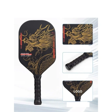 Bộ Vợt Pickleball Jusain Carbon Joola T700 Siêu Bền Độ Dày 14mm - Rồng Vạch Đỏ Giá Ưu Đãi 725k