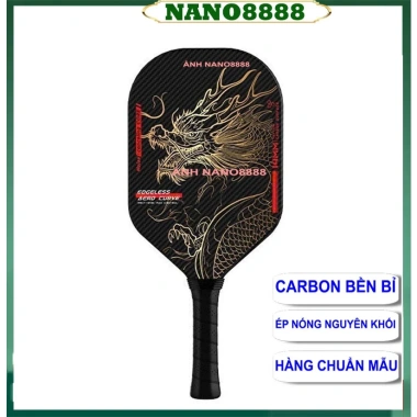Bộ Vợt Pickleball Rồng Carbon T700 Siêu Bền Mặt Nhám Độ Dày 14mm Giá 725.000đ