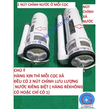 Bộ xả bồn cầu 1 khối cho bệt liền khối - Lắp nhanh, giá ưu đãi 80.000đ 5
