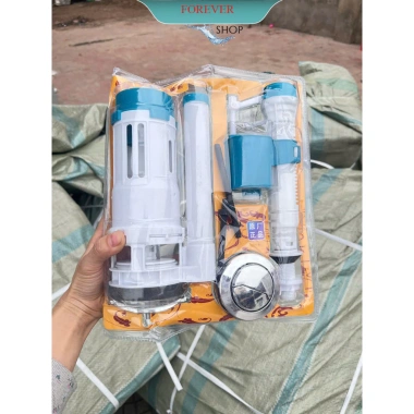 Bộ xả bồn cầu 2 nhấn liền khối cao 20cm - Thiết kế mạnh mẽ, giảm giá 16%