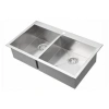 Bộ Xả Bồn Rửa Chén Đôi 110mm cho Chậu Đúc 1-2 Hố Inox 304 - Thu Rác, Giá 120.000₫ 2