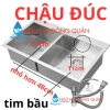 Bộ Xả Bồn Rửa Chén Đôi 110mm cho Chậu Đúc 1-2 Hố Inox 304 - Thu Rác, Giá 120.000₫ 4