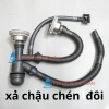 Bộ Xả Bồn Rửa Chén Đôi Xi Phông Phi 110 11cm Giá chỉ 92.020đ, phù hợp chậu dập 2