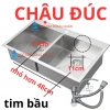 Bộ Xả Bồn Rửa Chén Đôi Xi Phông Phi 110 11cm Giá chỉ 92.020đ, phù hợp chậu dập 4