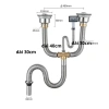 Bộ Xả Bồn Rửa Chén Đôi Xi Phông Phi 110 11cm Giá chỉ 92.020đ, phù hợp chậu dập 12