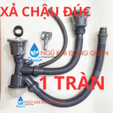 Bộ Xả Rửa Chén Đôi Ngõng Mèo Thoát Nhanh, Xả Chậu Đúc Phi 110mm, Ống 45mm, Không Hộc Rác - Giá Ưu Đãi 137k 6 Bộ Xả Rửa Chén Đôi Ngõng Mèo Thoát Nhanh, Xả Chậu Đúc Phi 110mm, Ống 45mm, Không Hộc Rác - Giá Ưu Đãi 137k 6