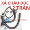 Bộ Xả Rửa Chén Đôi Ngõng Mèo Thoát Nhanh, Xả Chậu Đúc Phi 110mm, Ống 45mm, Không Hộc Rác - Giá Ưu Đãi 137k 7