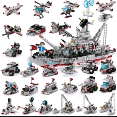 Bộ xếp hình tàu chiến 651 chi tiết - Giá ưu đãi 135.000đ, giảm 40k, tăng trí tuệ 3 Bộ xếp hình tàu chiến 651 chi tiết - Giá ưu đãi 135.000đ, giảm 40k, tăng trí tuệ 3