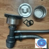 Bộ xi phông chậu rửa bát 1 hố Bầu 140mm - Chống mùi hôi, giá ưu đãi 200k 2