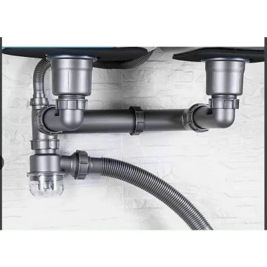 Bộ xi phông chậu rửa bát đôi 110mm – Hệ thống thoát nước nhà bếp, ống thoát bồn rửa, giá chỉ 153.000₫ 3 Bộ xi phông chậu rửa bát đôi 110mm – Hệ thống thoát nước nhà bếp, ống thoát bồn rửa, giá chỉ 153.000₫ 3