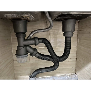 Bộ xi phông chậu rửa bát đôi 110mm – Hệ thống thoát nước nhà bếp, ống thoát bồn rửa, giá chỉ 153.000₫ 6 Bộ xi phông chậu rửa bát đôi 110mm – Hệ thống thoát nước nhà bếp, ống thoát bồn rửa, giá chỉ 153.000₫ 6