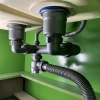 Bộ xi phông chậu rửa bát đôi 110mm - Hệ thống thoát nước nhà bếp, ống thoát bồn rửa, giảm giá 210k 3