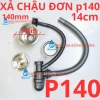 Bộ xi phông chậu rửa bát đơn phi 140 bầu inox - 1 hộc chậu, giá ưu đãi 168.300₫