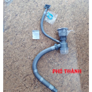 Bộ Xi Phông Chậu Rửa Bát Đơn Thoát Nước 60mm Chống Hôi Tắc Phi - Giá 30.000