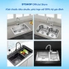 Bô xi phông inox 304 cho chậu rửa bát, chống chuột, thoát nước, bồn rửa chén 2 hộc đôi – 103.000 VND 9