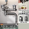 Bộ xi phông ống thoát nước NOP Waternymph cho bồn rửa chén bát đơn, đôi 110 – Ngăn mùi, chống côn trùng, chỉ 479.713₫ 6
