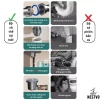 Bộ xi phông thoát nước bồn rửa chén bát 1&2 ngăn 11cm siêu thấp, gọn tủ bếp, van 1 chiều ngăn mùi – Giá 250.000₫ 3
