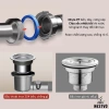 Bộ xi phông thoát nước bồn rửa chén bát 1&2 ngăn 11cm siêu thấp, gọn tủ bếp, van 1 chiều ngăn mùi – Giá 250.000₫ 4